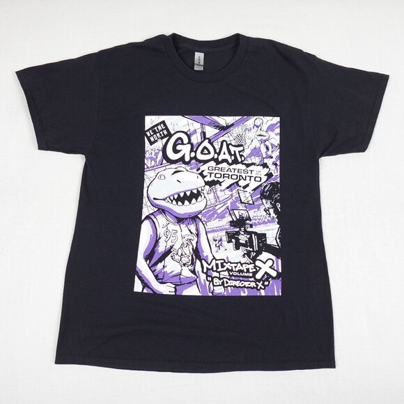 Toronto Raptors GOAT Night Director X Shirt Adult Large Mixtape Tee - Picture 1 of 9